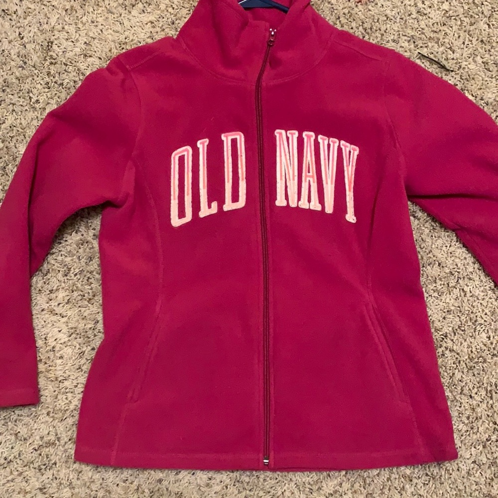 Fleece old navy zip up